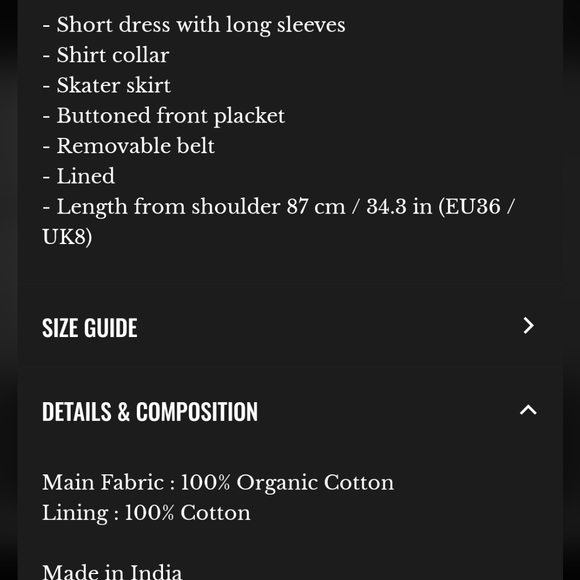 Sezane 100% Organic Cotton Sol Dress - Picture 7 of 14